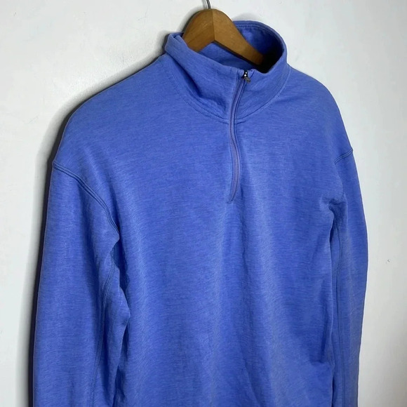 OUTDOOR VOICES 1/4 Zip Popover Funnel Neck Thumbhole Therma Long Sleeve Top - Picture 4 of 9